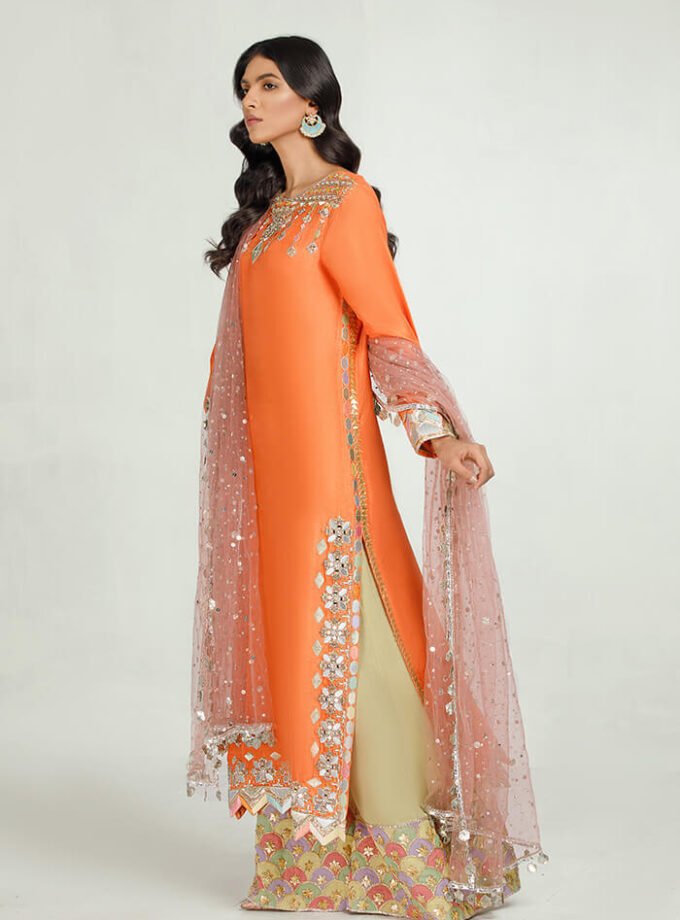 Tangerine Straight Shirt