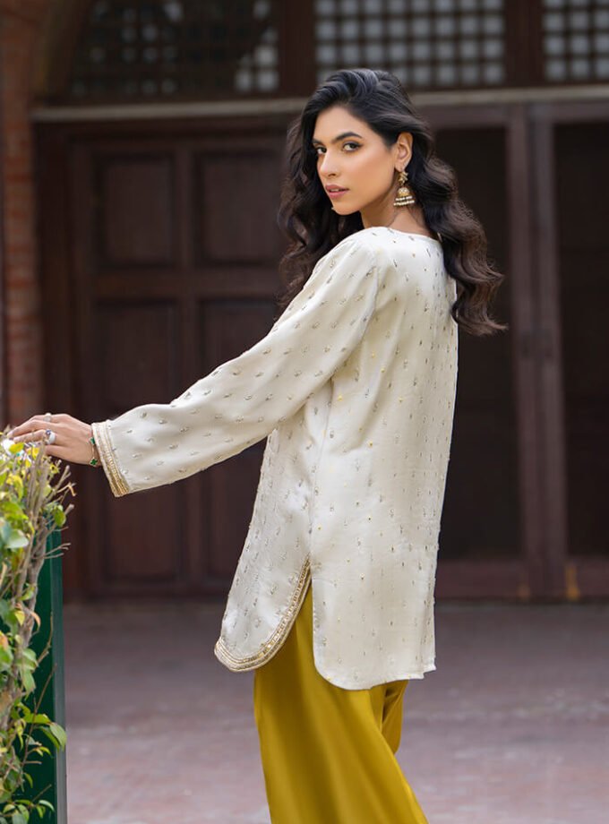 Short Pure Silk Kameez