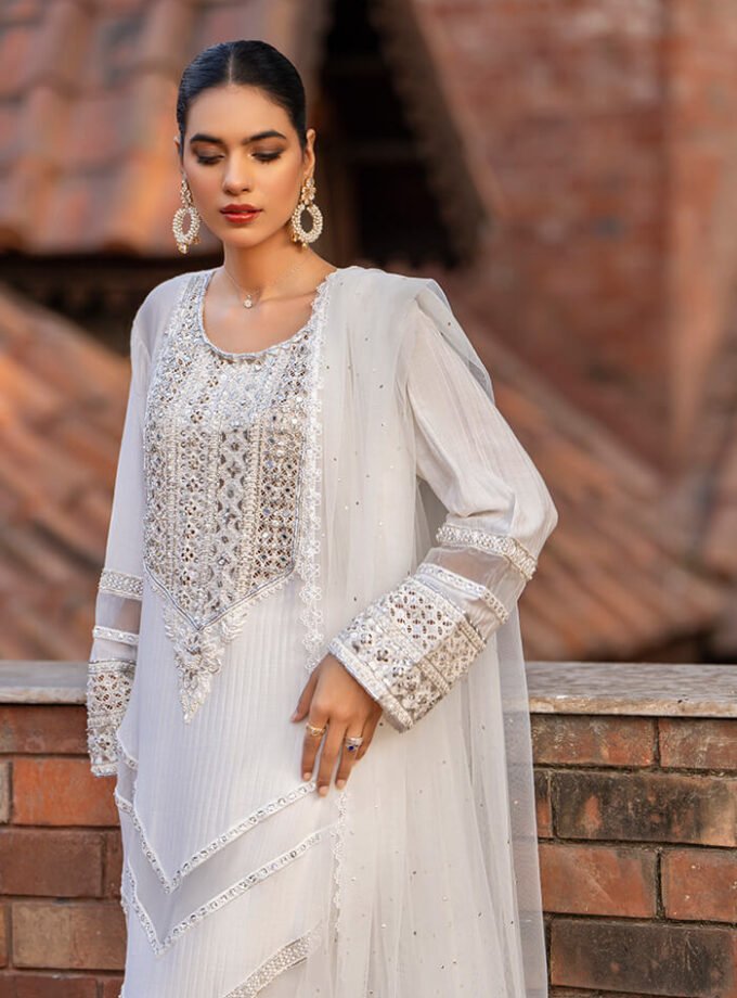 Off White Long Kameez