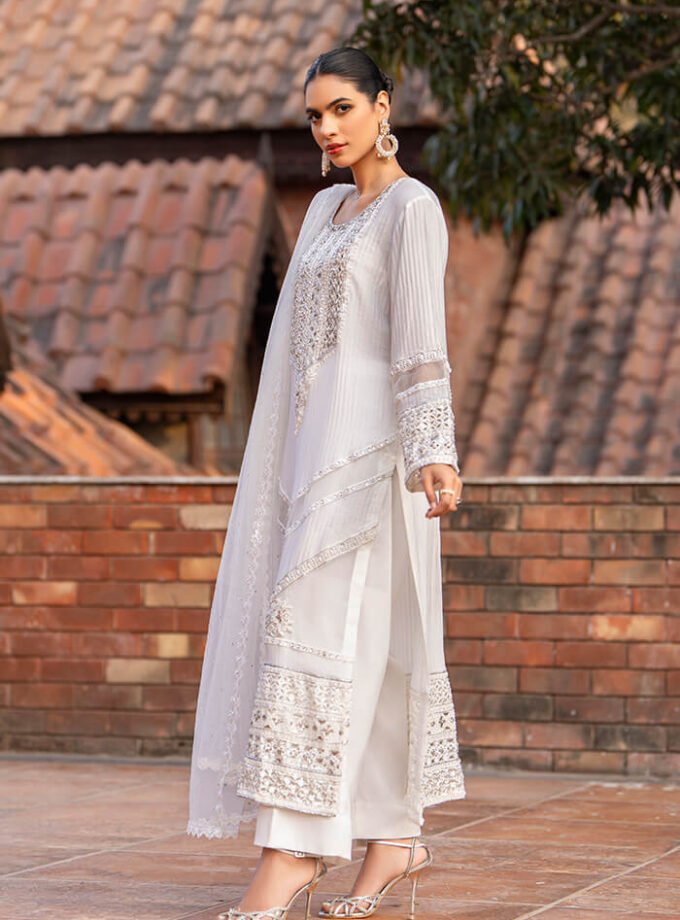 Off White Long Kameez