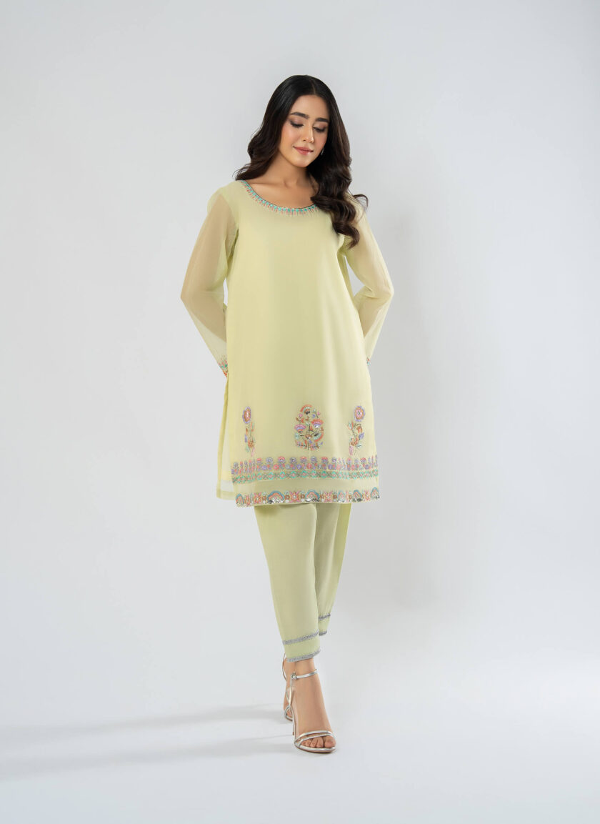 Shirt with Trouser & Dupatta - Image 2