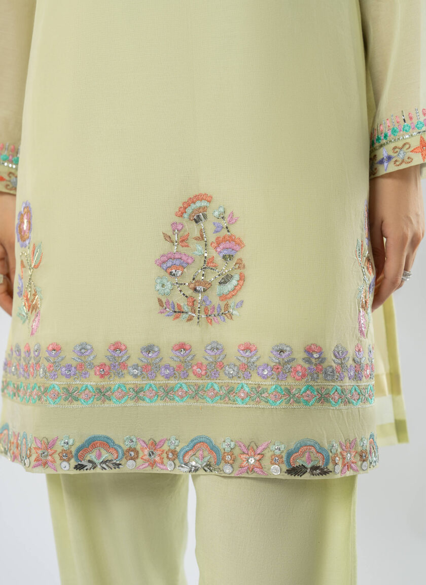 Shirt with Trouser & Dupatta - Image 3