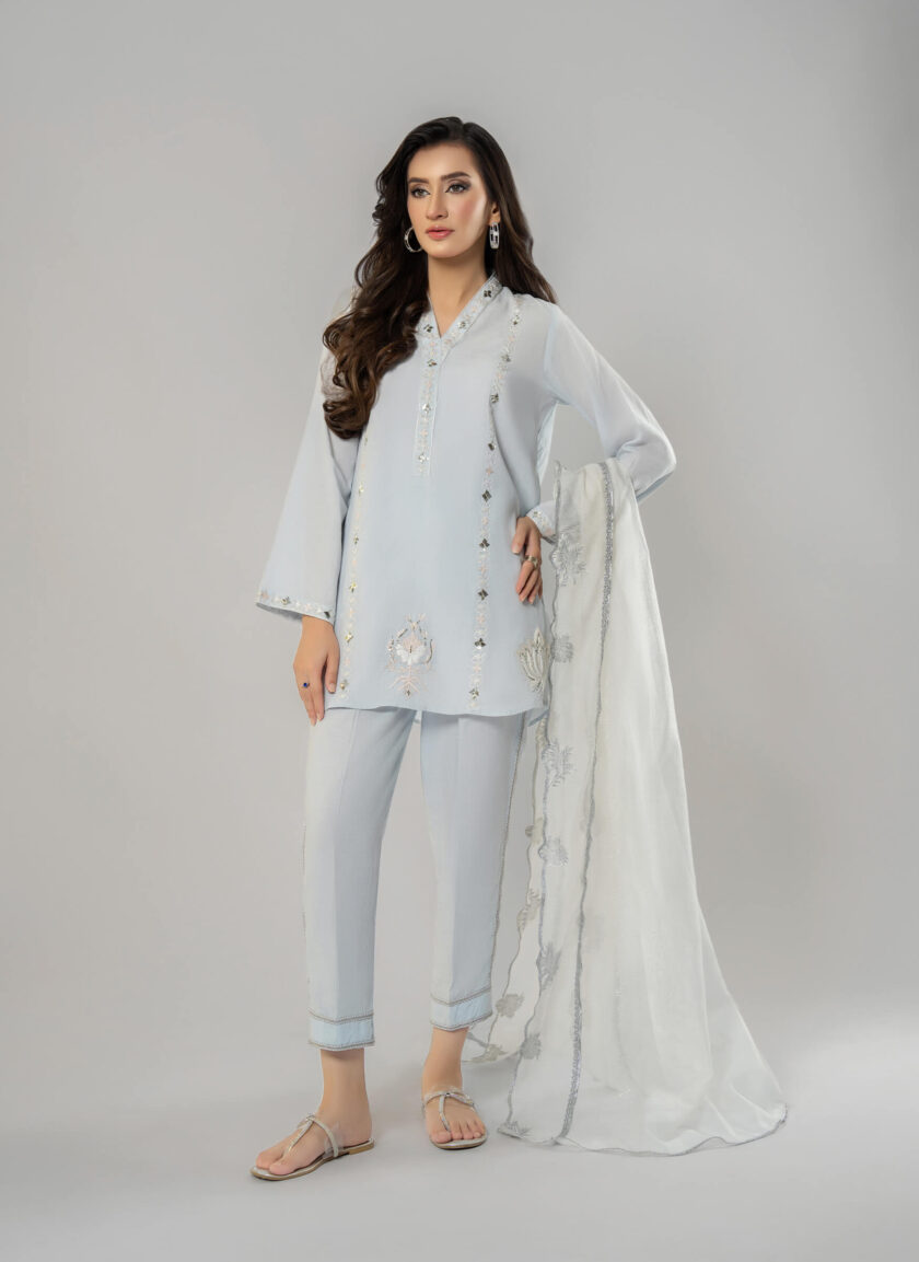 Shirt with Trouser & Dupatta