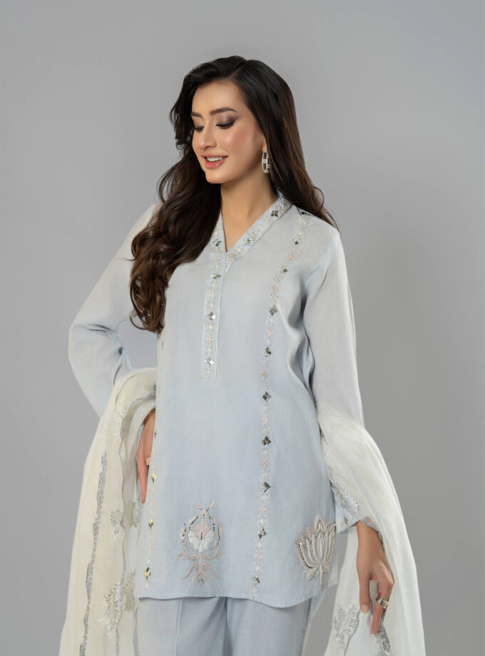 Shirt with Trouser & Dupatta