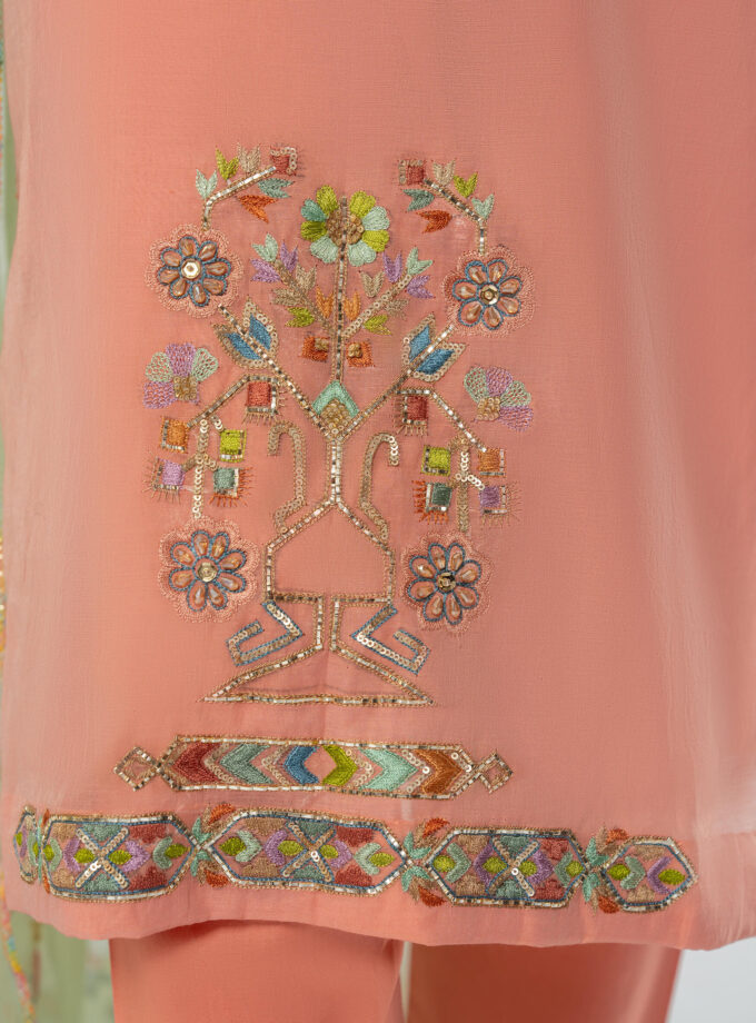 Shirt with Trouser & Dupatta